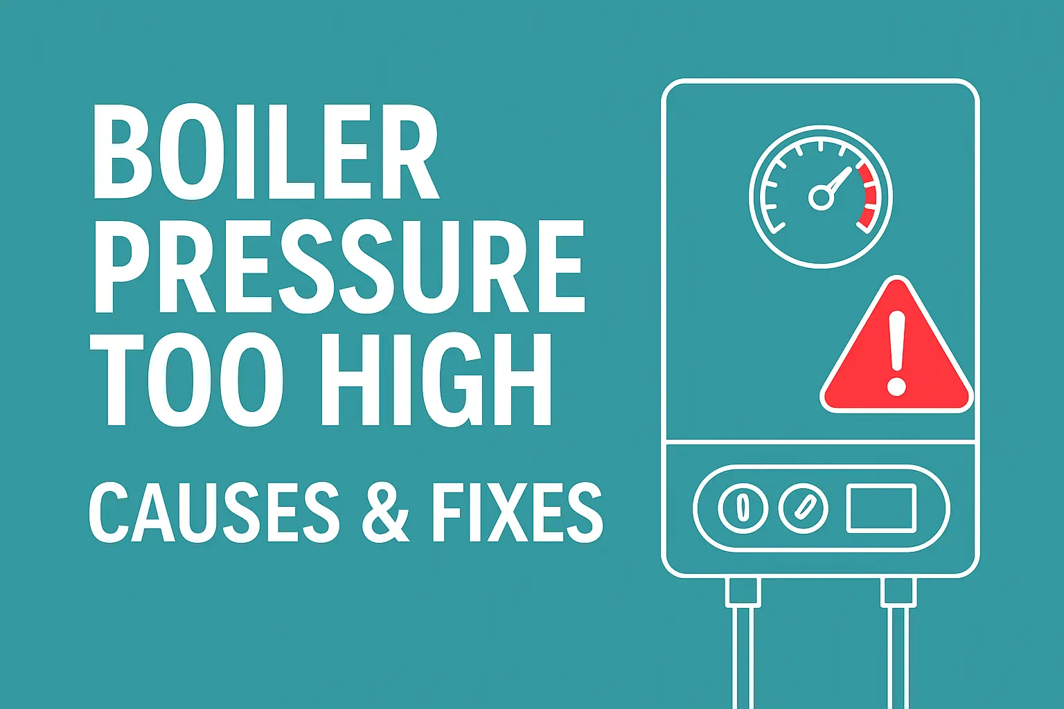 Boiler pressure too high cause and fixes