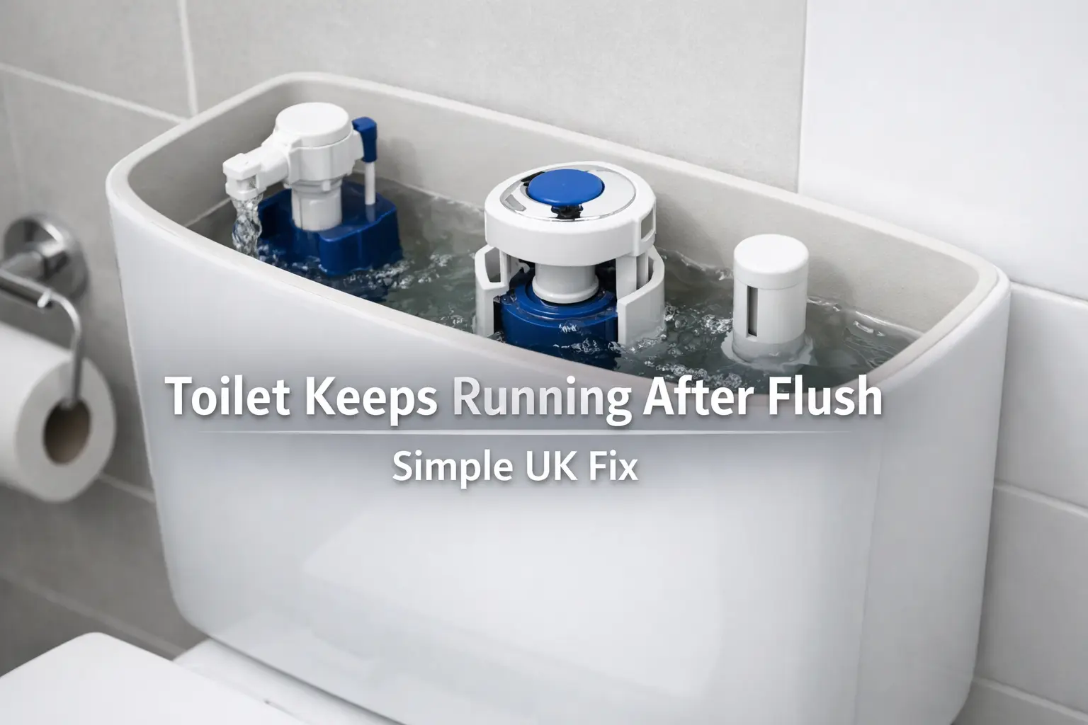 toilet running after also fix it easy