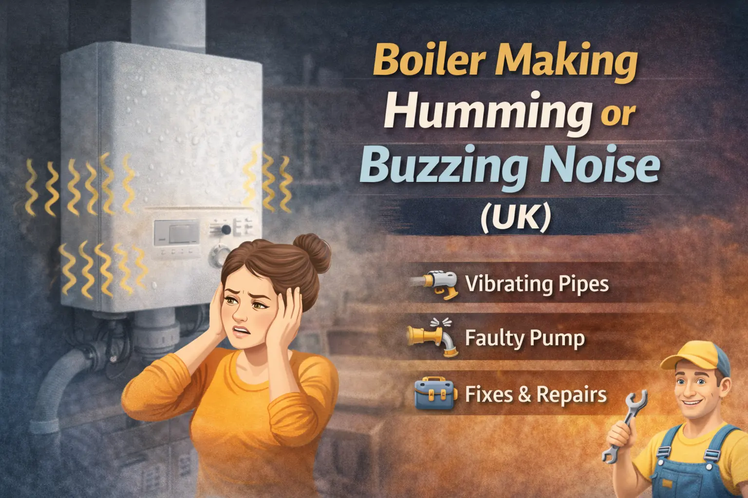 easy fix Boiler Making Humming or Buzzing Noise UK