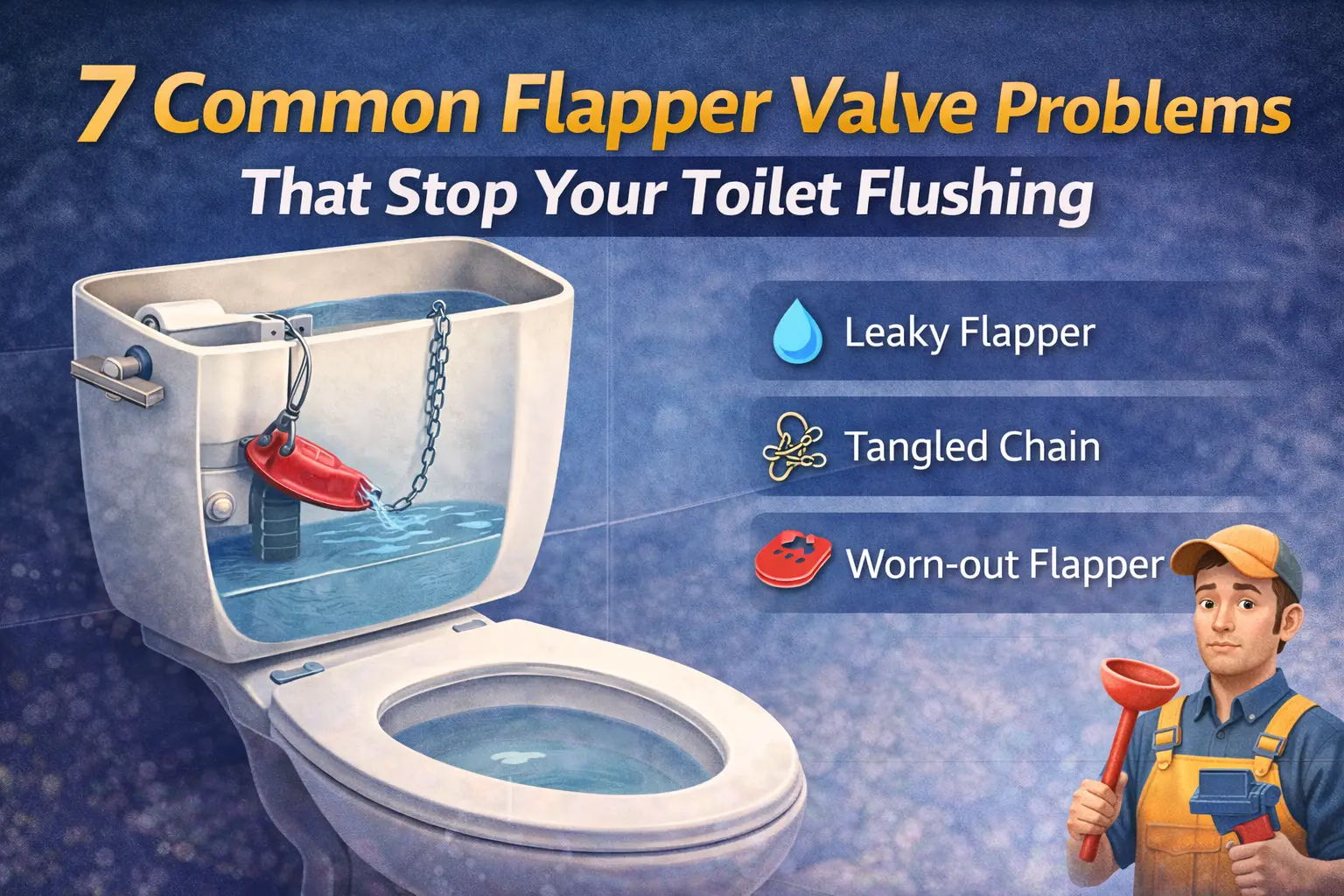 Common Flapper Valve Problems That Stop Your Toilet Flushing